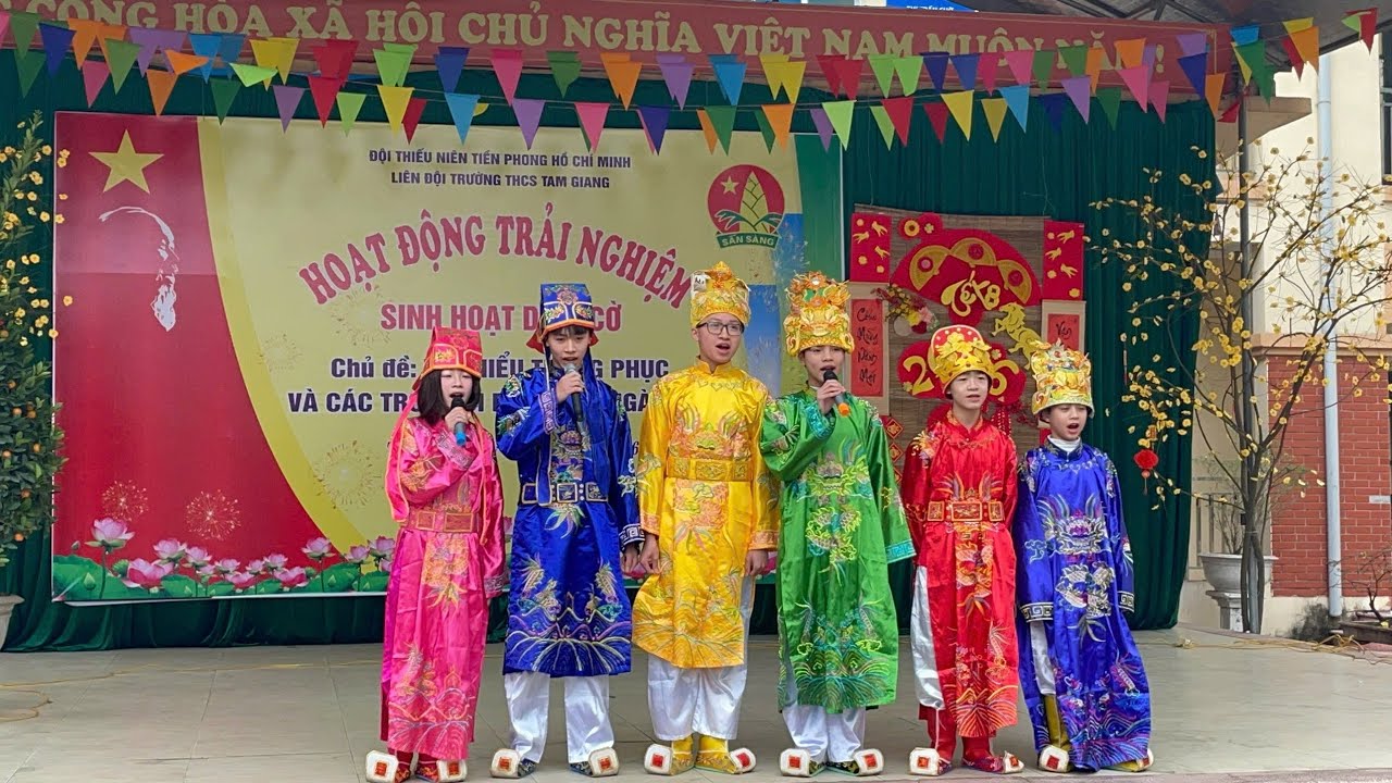 Câu chuyện về táo quân và lễ tết Ông Công Ông Táo 23/12 âm lịch của trường THCS tam Giang các khối 8