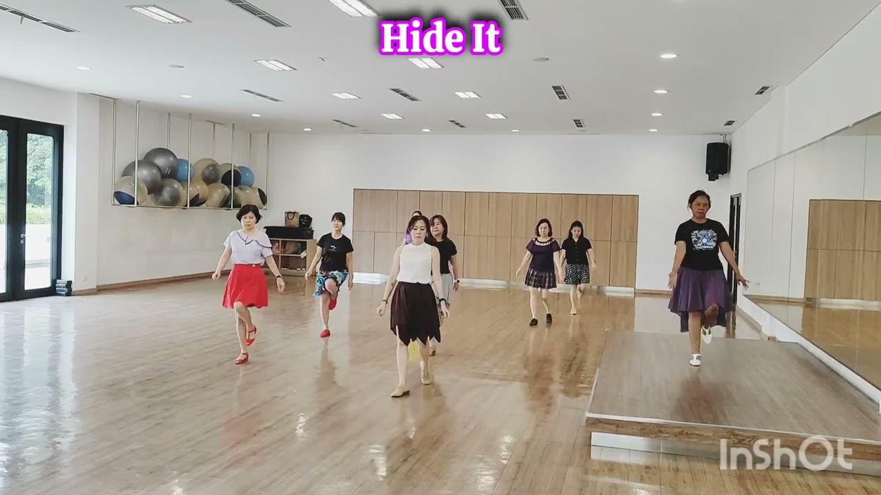 Hide It - line dance | Colin Ghys (BEL) & Ivonne Verhagen (NL) | High Beginner Rolling 8-Count