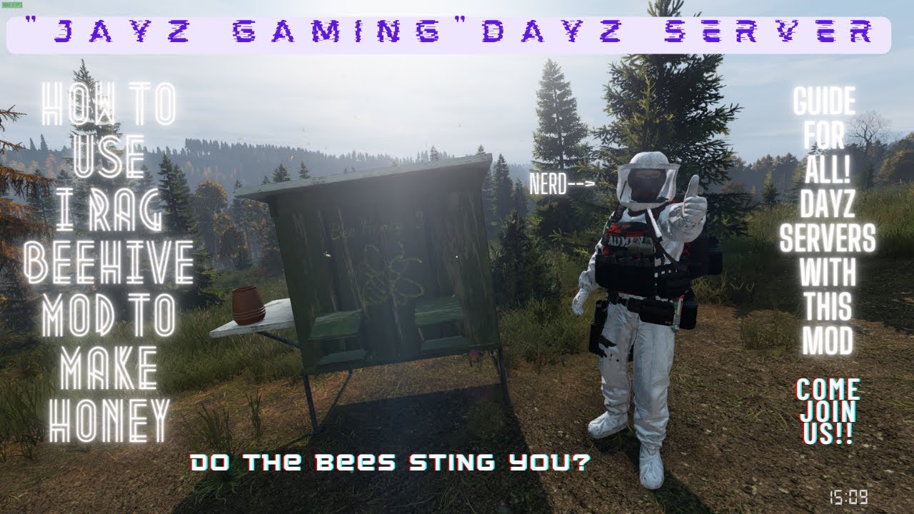 Как использовать мод I Rag Beehive в DayZ