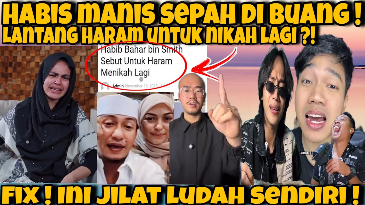 FIX JILAT LUDAH SENDIRI‼️TERIAK HARAM TOK MENIKAH LAGI ?! TAPI BOHONG WKWK-HBS DI RUJ4k N3T1EN