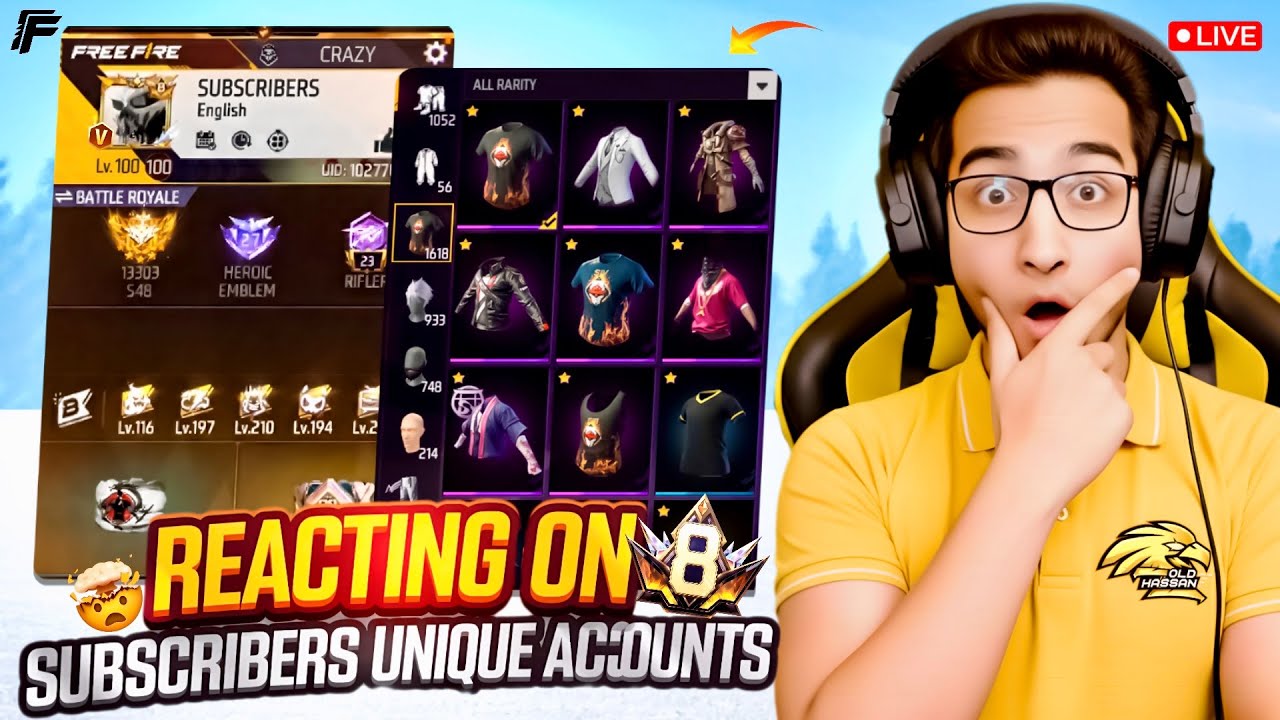 Reacting to Subscribers Rare Accounts !😱 Unlimited Giveaways + REAL MONEY Giveaway LIVE !🔥