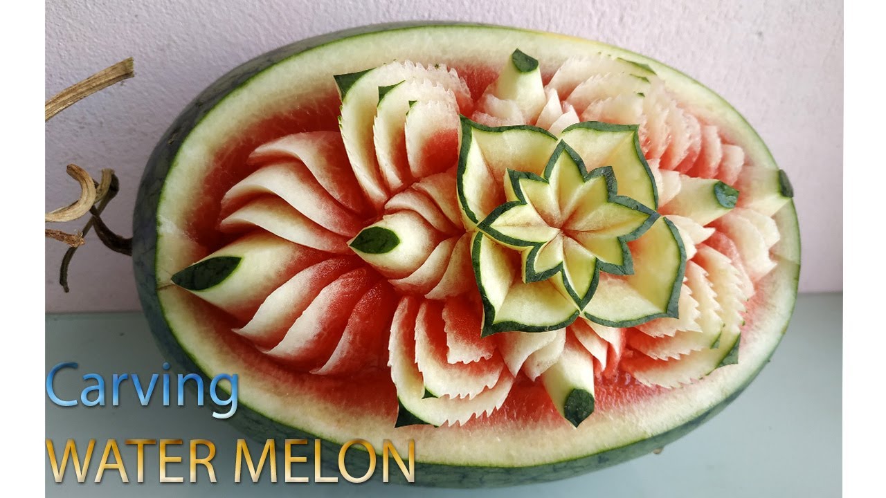 Watermelon new design | carving fruits | By BÀN TAY ĐEN #carving #watermelon