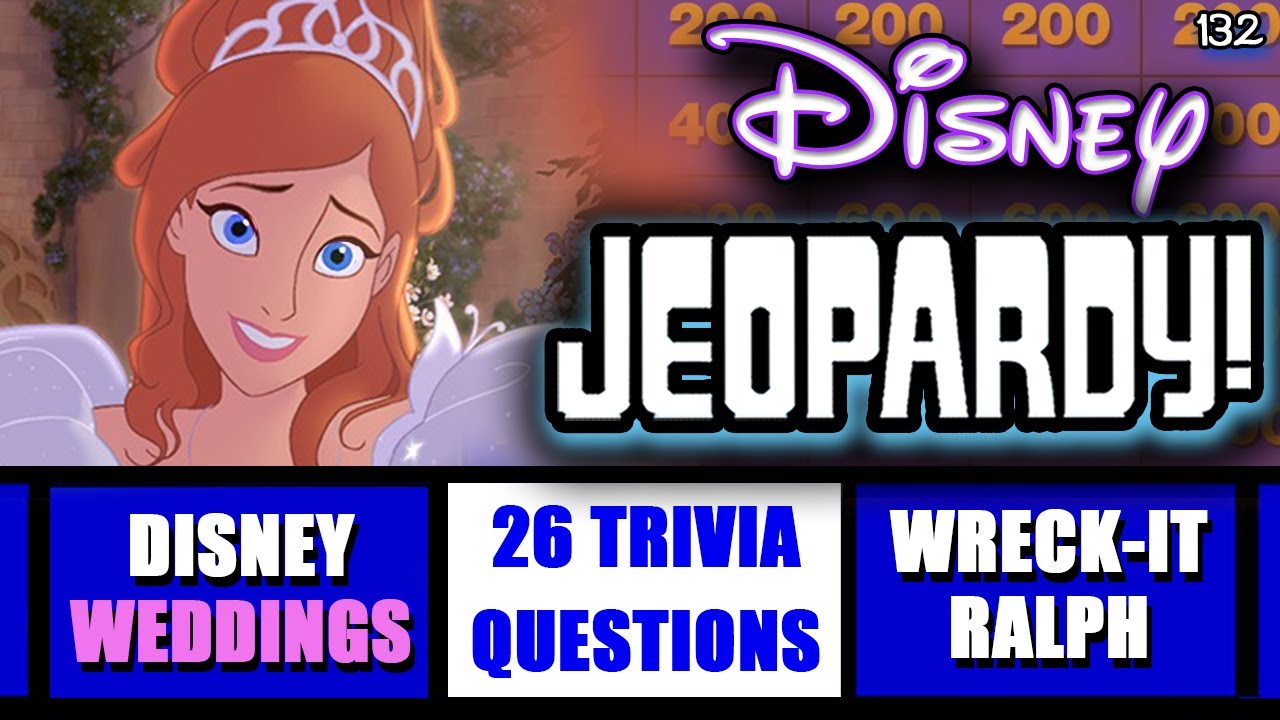 Disney Jeopardy Quiz • 26 Clue Game • Test your Knowledge