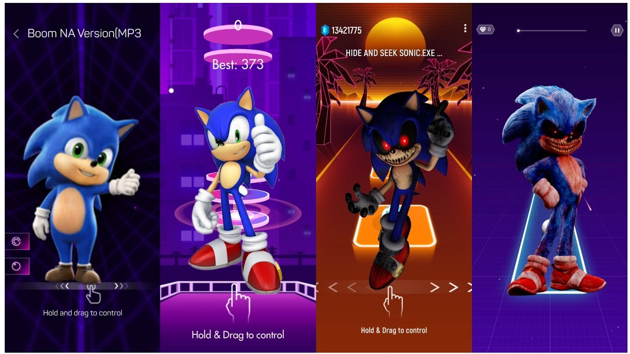 Baby Sonic - Sonic - Sonic Exe - Monster Sonic - Smash Colour - Beat Jumper -Tiles Hop - Magic Twist