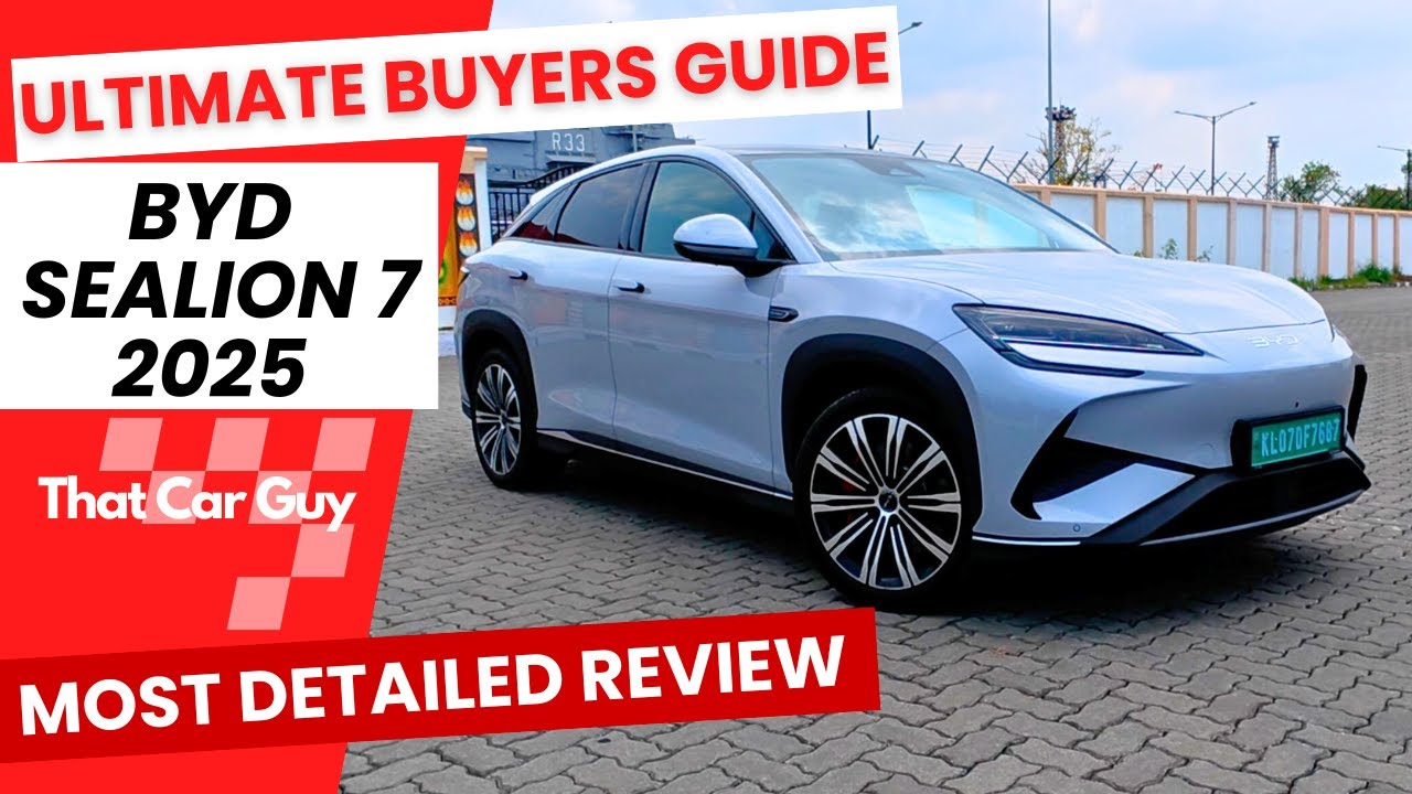 BYD Sealion 7 Review India ( 2025 Price in India , Range Test Top Speed Interior Launch )