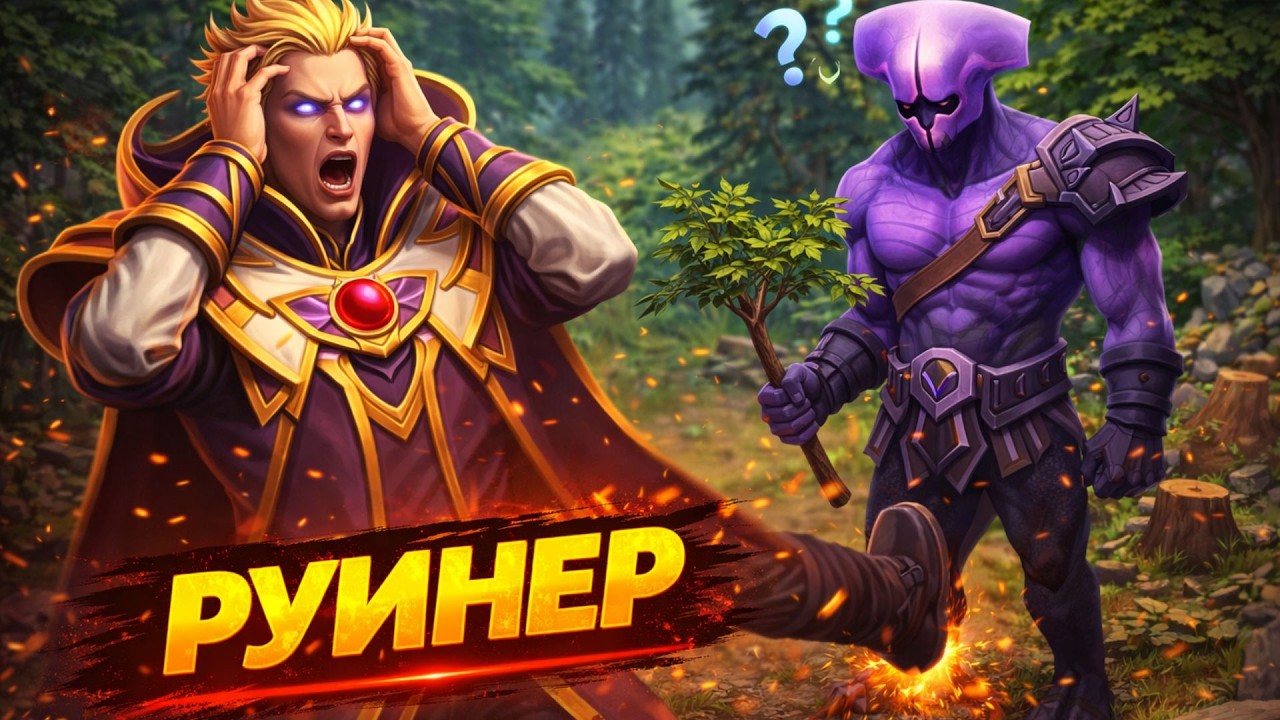 Что Если Топ 1 Инвокер Попадется С Лесником Руинером | Dota 2 | Дота 2