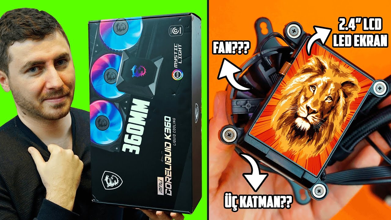 MSI LED EKRANLI MPG K360 SIVI SOĞUTMA İncelemesi