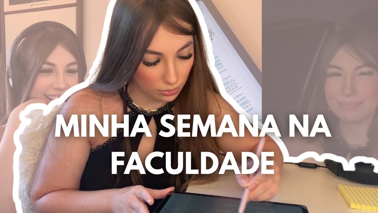 VLOG | Uma semana REAL na faculdade | Última autoescola, gravações e muito estudo!