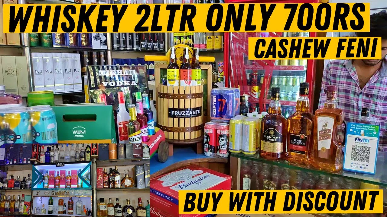 Best Wine Store In Calangute | New Liquor Rates 2022 | Goa Vlog | Local Alcohol | #Goa