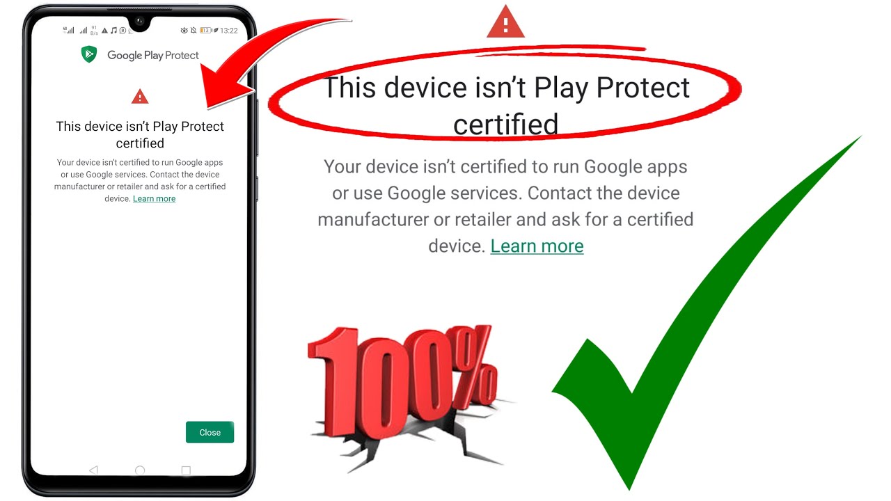 This Device Isn’t Play Protect Certified Problem FIX | Google Play Protect Certification Kaise karen