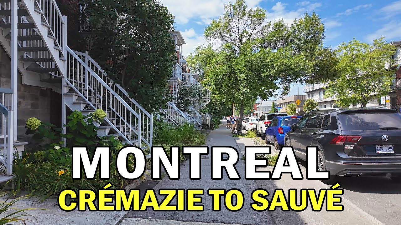 Montreal Walk from Crémazie to Sauvé Metro - August 2024