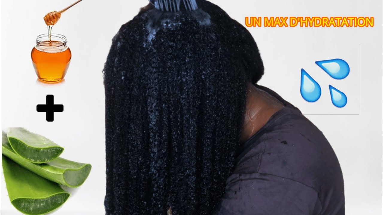 MASQUE NATUREL HYDRATANT CHEVEUX CREPUS POUR DES CHEVEUX DOUX SOUPLES ET HYDRATÉS !