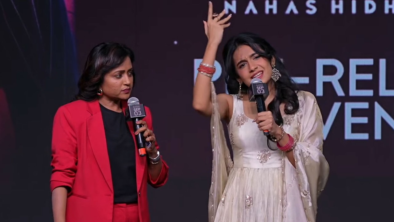 Actress Samyuktha Viswanathan Speech @ I'M GAME - (Telugu) Pre-Release Event