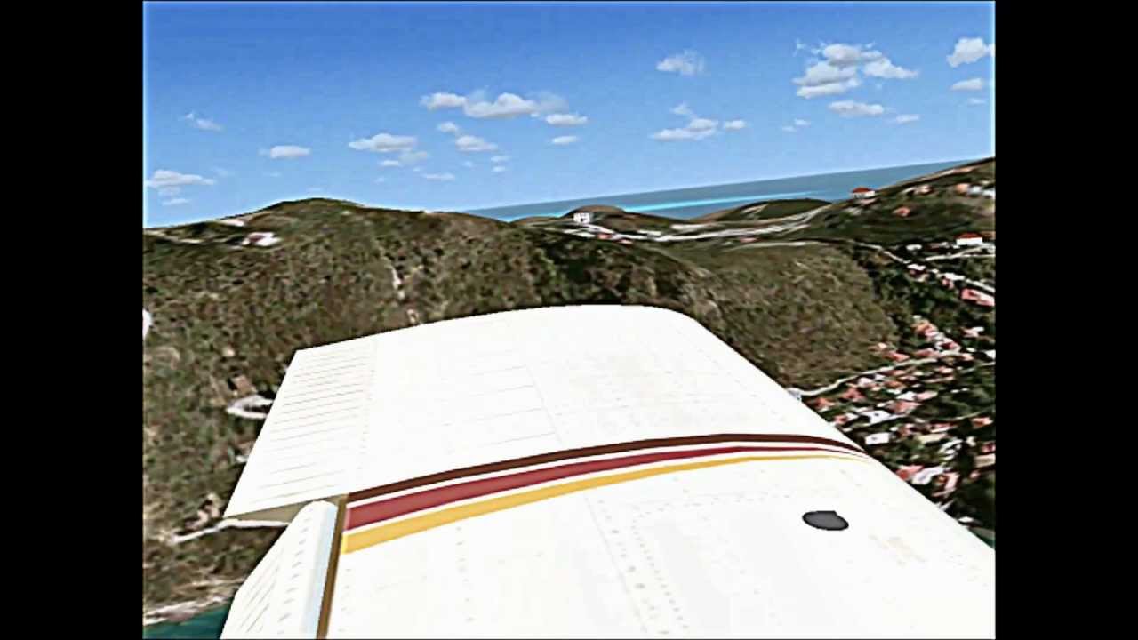 {FSX} Piper Arrow Landing At Saint Barth&eacute;lemy