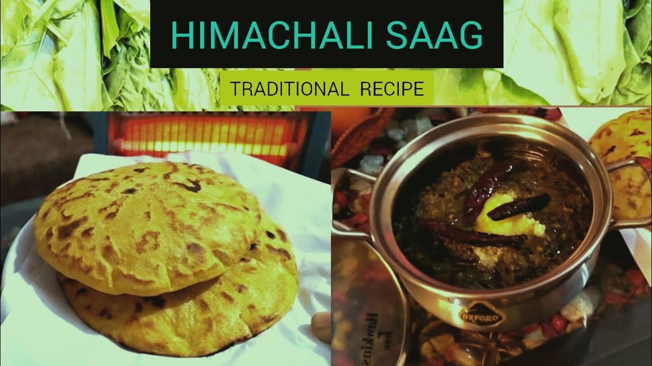 The Secret to Authentic Himachali saag | Pahadi Style Recipe🍲 | Makki Roti| Himachali Saag 