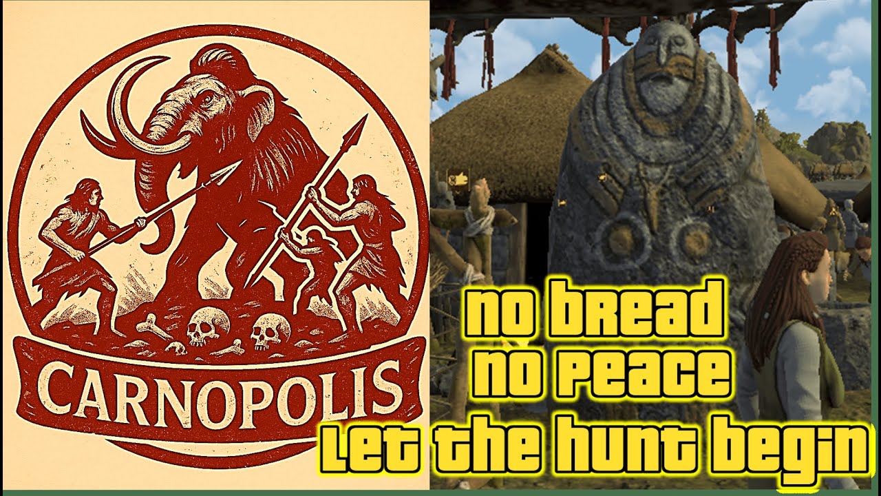 I built a preplanned prehistoric purely meat-eating city: The Steaks have never been so high!
