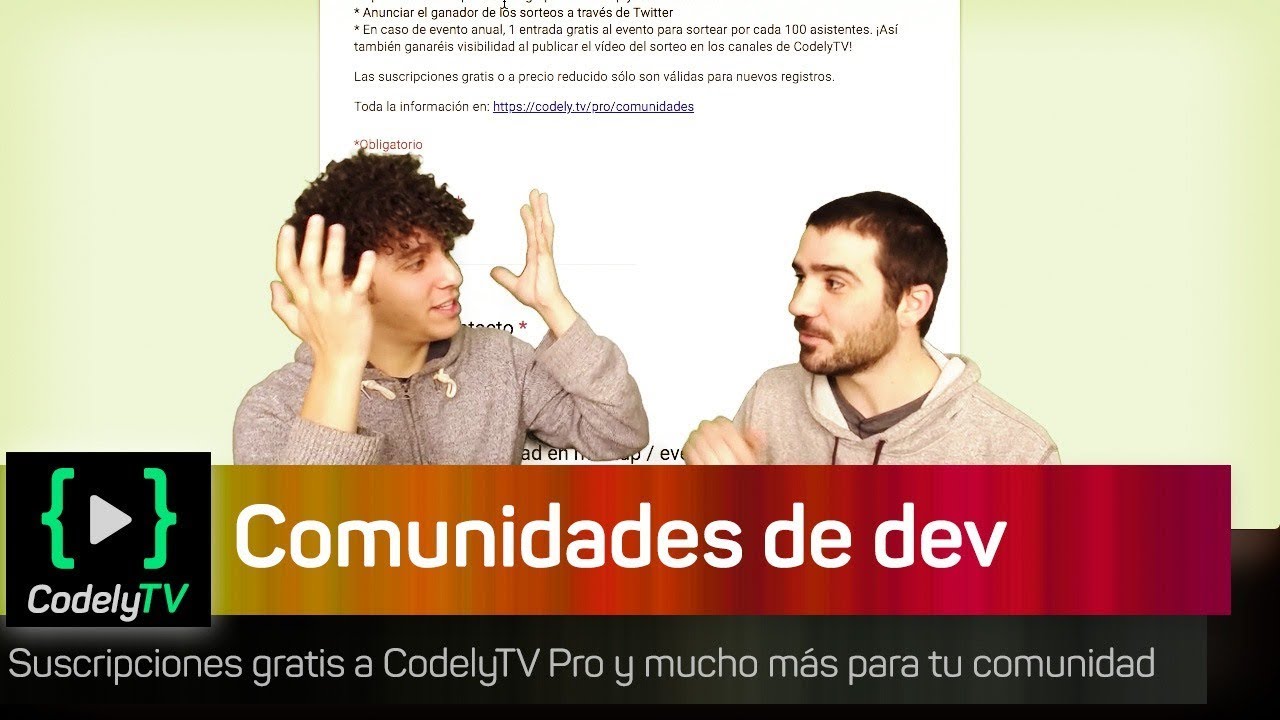 CodelyTV + Comunidades de desarrollo = 🎉