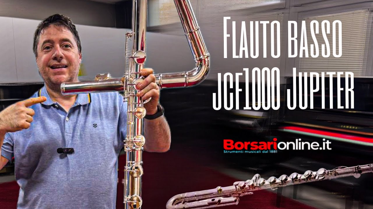 Flauto contrabbasso Jupiter JCF1000 in prova. Un flauto davvero ENORME da tutti i punti di vista.