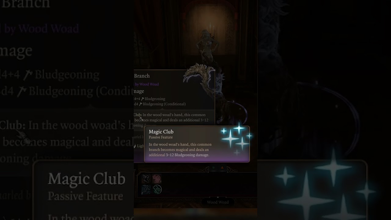How to get the Magic Club A SUPER OP BROKEN WEAPON in #bg3 #baldursgate3