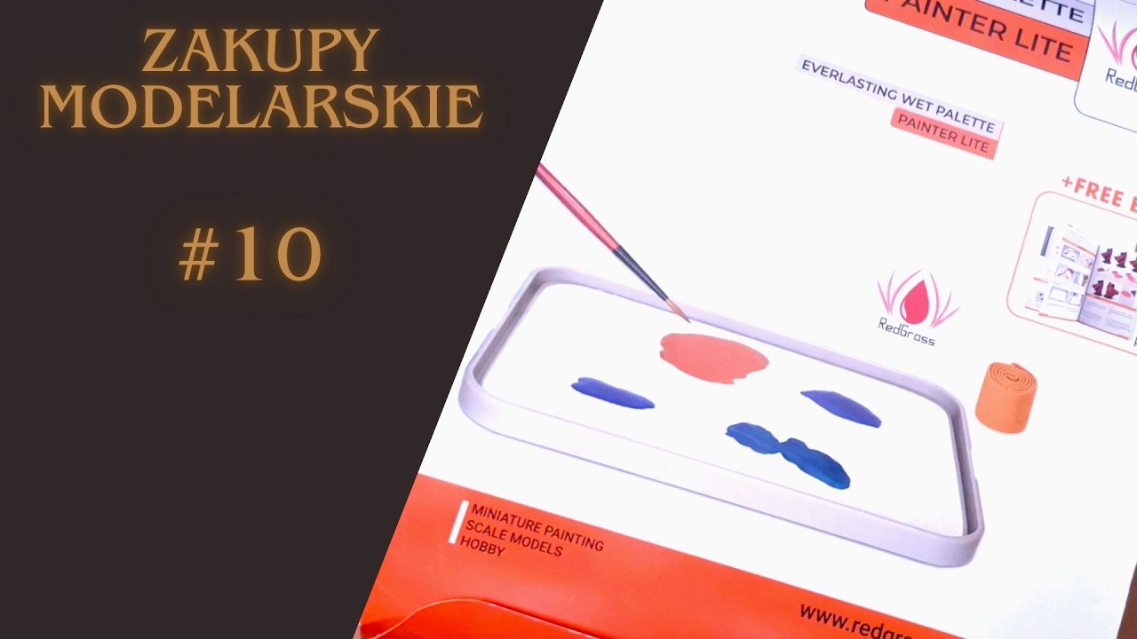 Nowa mokra paleta na warsztacie - czy RedGrass Painter Lite jest lepsza od Creative Tools? 🛒