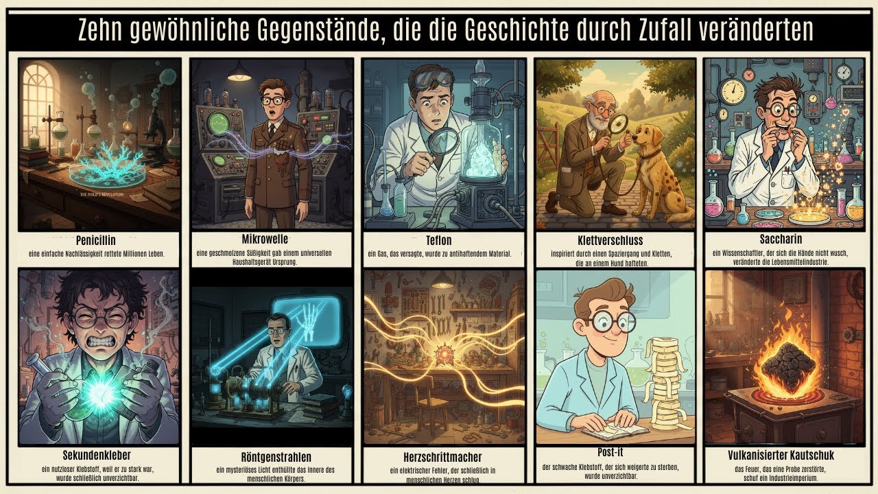 10 Alltägliche OBJEKTE Die Die Geschichte Durch Zufall Veränderten