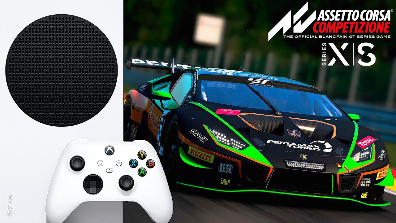 Assetto Corsa Competizione СТРАННЫЙ ГОНОЧНЫЙ СИМУЛЯТОР Xbox Series S 1080p 60 FPS