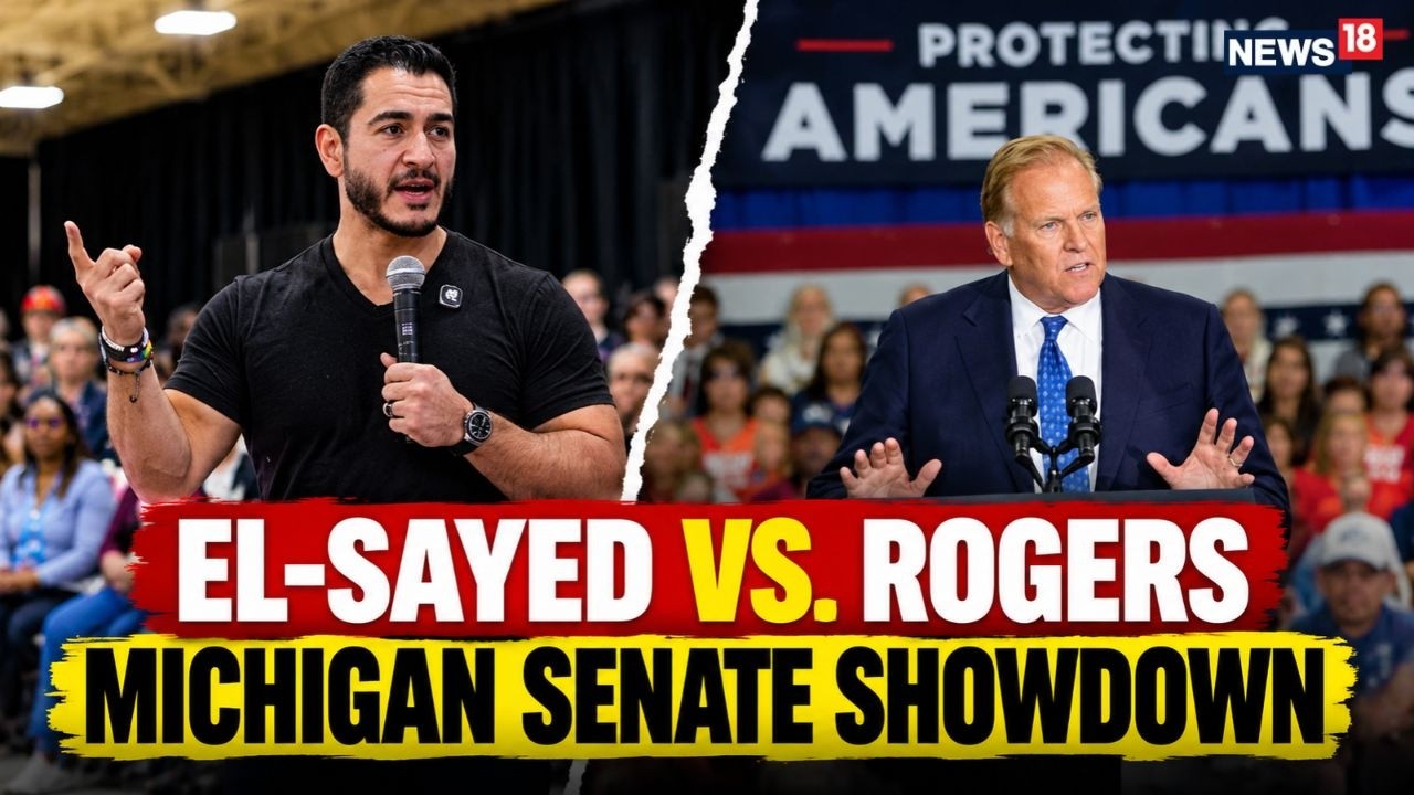 MICHIGAN SENATE RACE LIVE: Abdul El-Sayed & Mike Rogers Face Voters | US Midterm Elections 2026-N18G