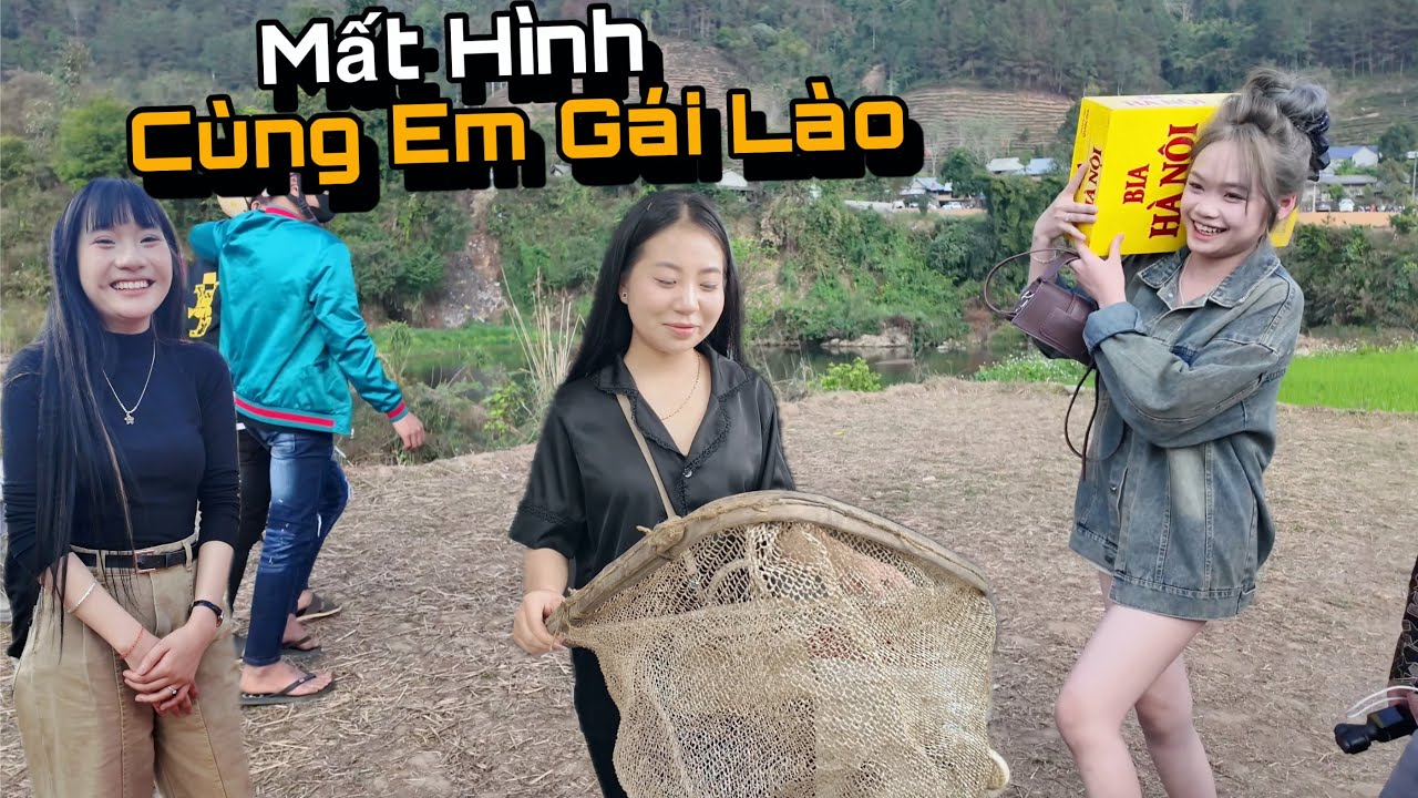 Lại Bị Các Cô Gái Lào Bao Vây Không Cho Về, Ở Đây Mọi Người Vẫn Còn Tết..!