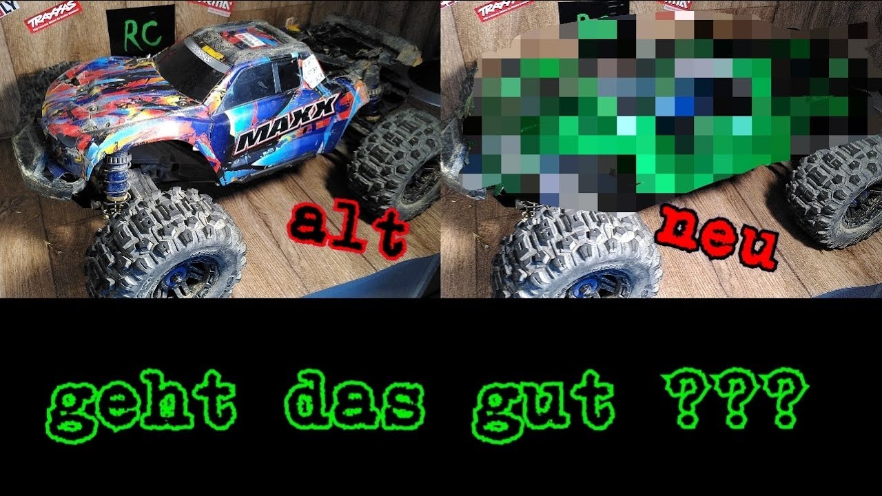 ich lackiere meine erste Karo 🤪 I Traxxas Maxx bekommt neue Karosserie