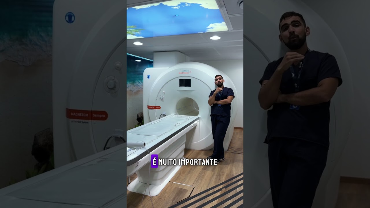O que acontece com metal dentro d&aacute; resson&acirc;ncia 😱 #ressonancia #saude