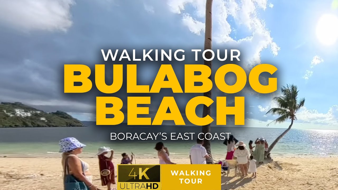Walking in Bulabog Beach Boracay walking tour