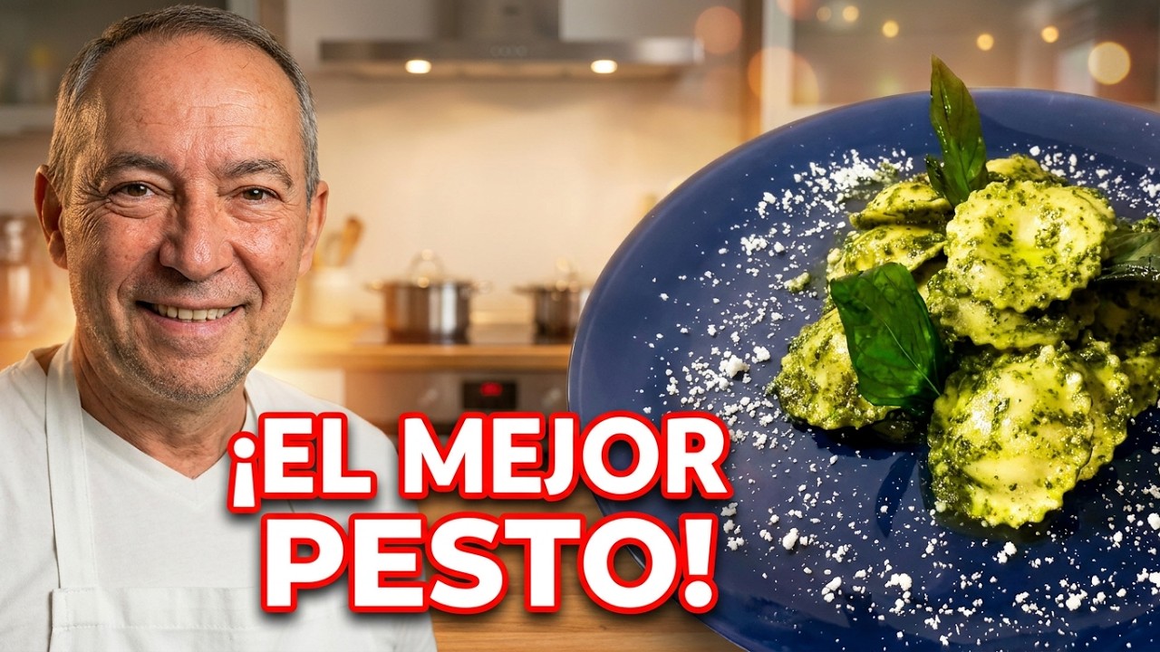 Raviolis con Salsa Pesto Casera | Receta Fácil, Rápida y Deliciosa