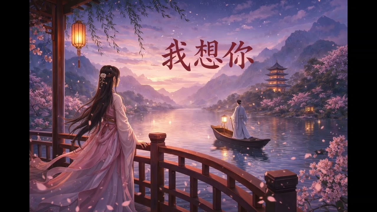 我想你 （wo Xiang ni) (I miss you,) Learn Chinese through listening to music #chinesesongs #learnchinese