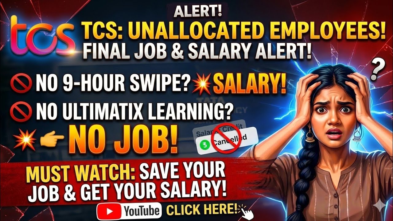 TCS Unallocated Associates!New RMG Rules for Salary & Project Allocation|How AI Tracks Your Learning