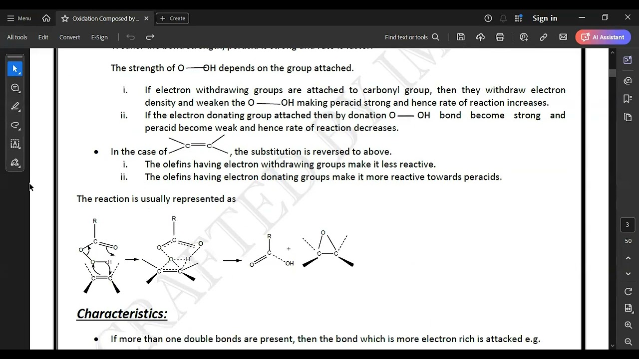 Reactivity of peracids