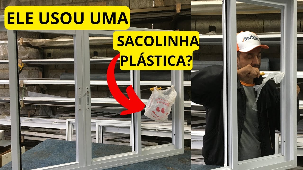 Como eu faço para fixar as folhas fixas da janela 4 folha linha suprema