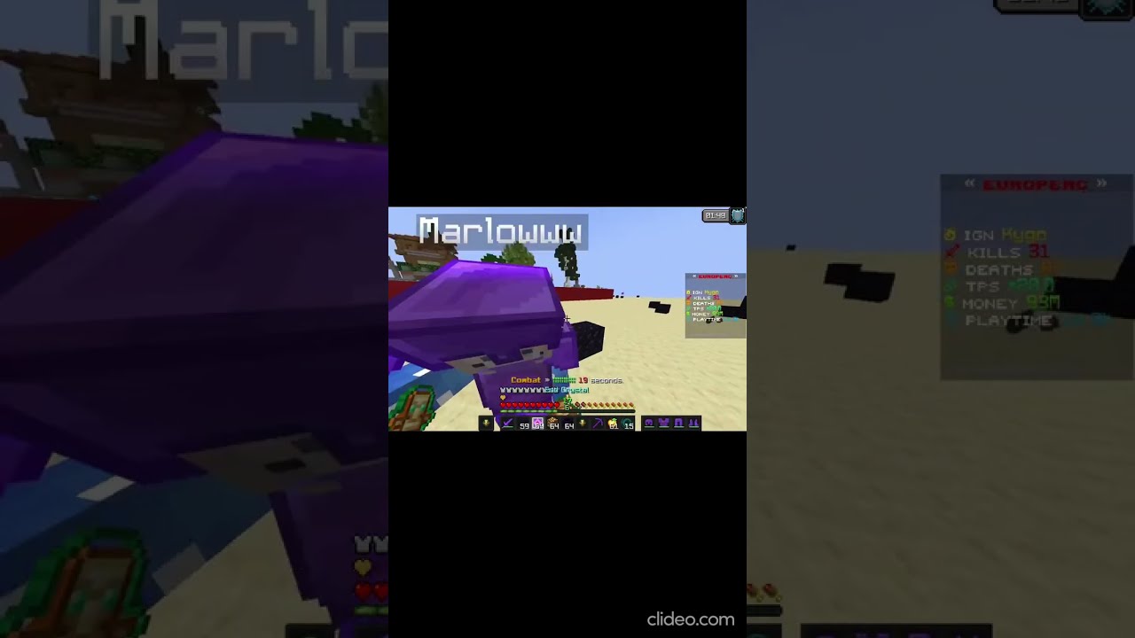 Marlowww Hacking on Europemc 😔#cpvp #fyp #minecraft #crystalpvp #marlow #marlowww @G6ng♟️