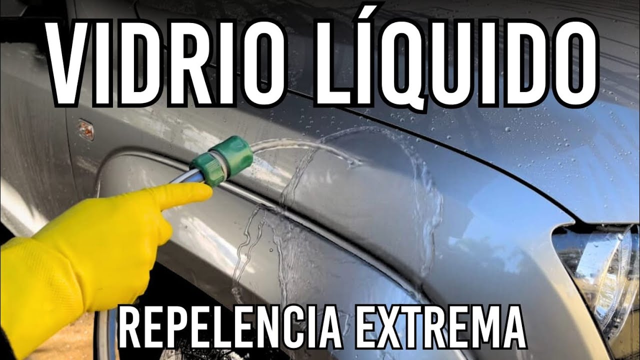 Como aplicar VIDRIO LIQUIDO para uso Hobbista y Profesional - Alta REPELENCIA al AGUA y POLVO