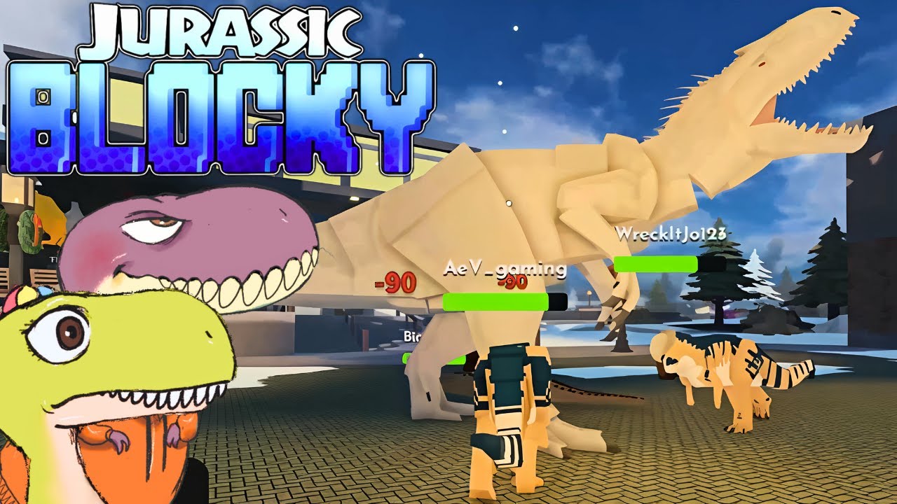 JURASSIC BLOCKY 🧱🦖 Arex e Vastatore tornano su ROBLOX! [Parte 1]