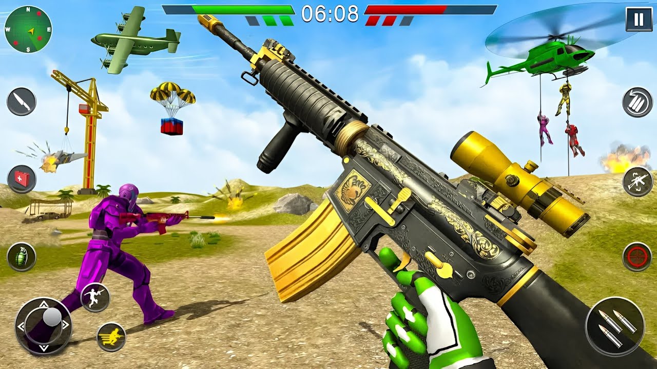 Counter Terrorist Strike Mission Gun Shooting Game - Banduk Wala Game - Android Gameplay 