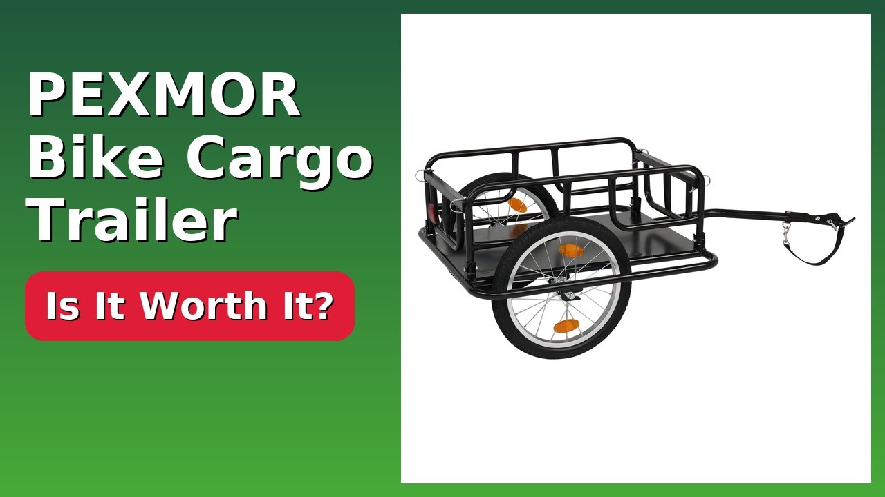 REVIEW (2026): PEXMOR Bike Cargo Trailer. ESSENTIAL details.