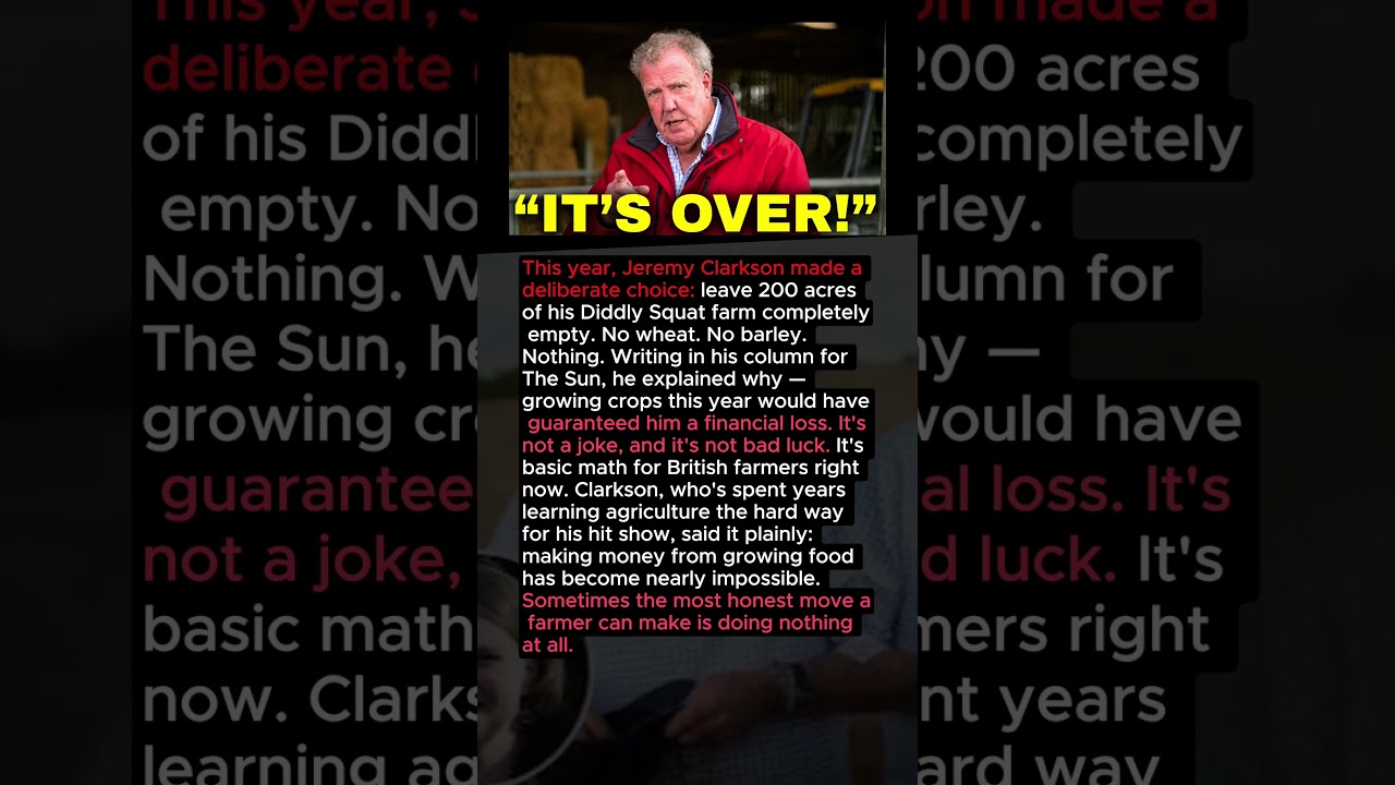 Jeremy Clarkson Left 200 Acres Empty On Purpose &mdash; Here's Why #shorts #live