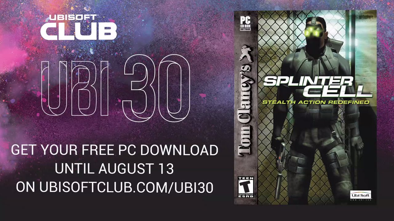 Ubi30 Giveaway - Splinter Cell