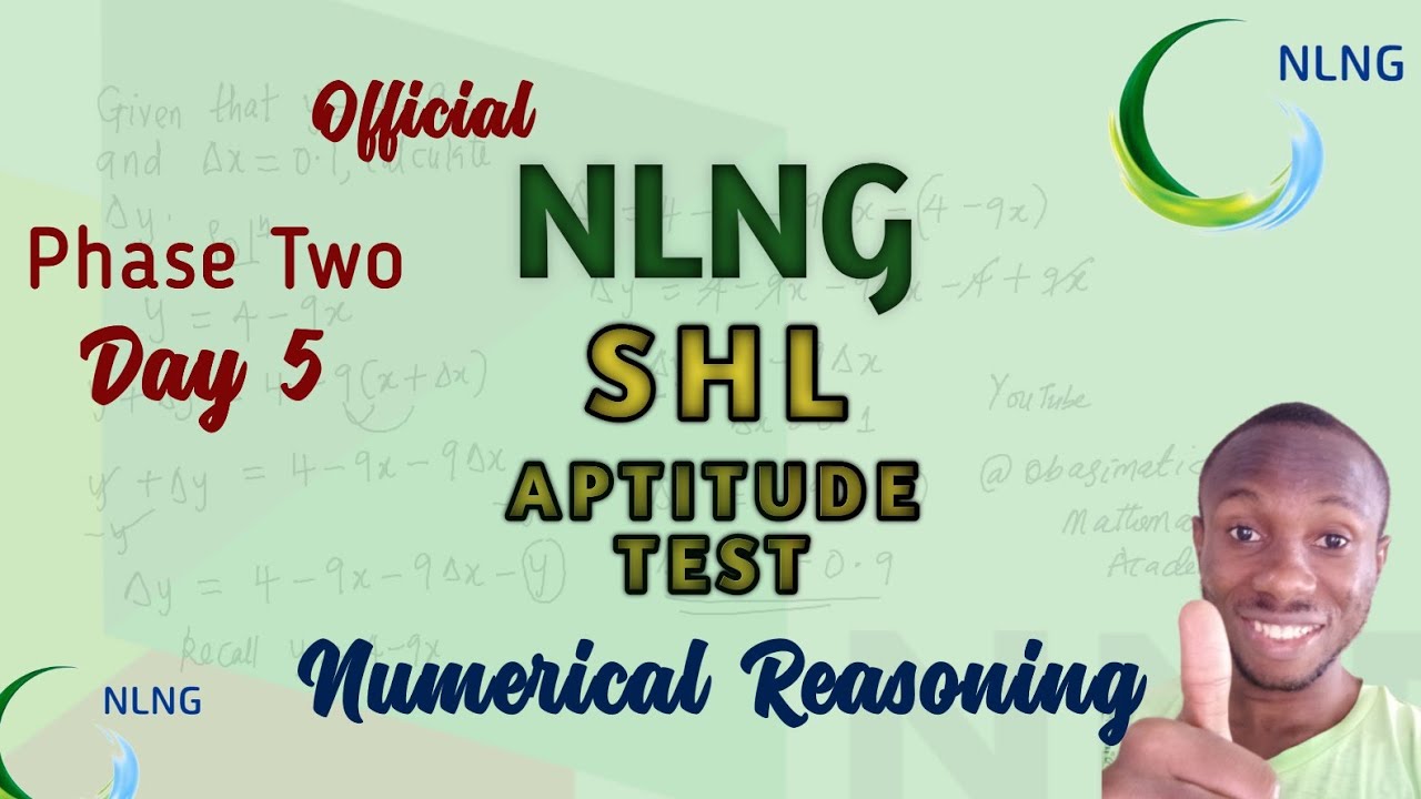PHASE 2 || DAY 5 || NLNG - SHL NUMERICAL (INTERACTIVE) QUESTIONS
