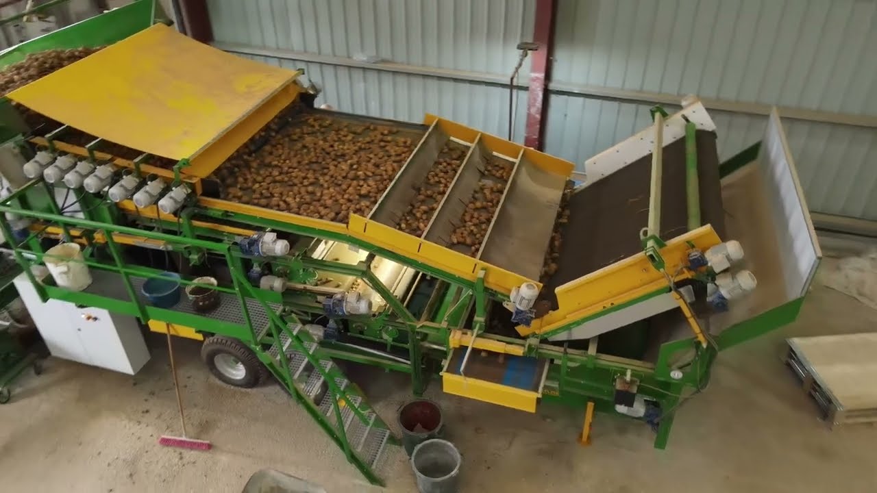COMBINE DEWAELE BRICHE DOUBLE ROULEAU SEPARATEUR TAPIS TETINE - BANDES TRANSPORTEUSES - TELESCOPIQUE