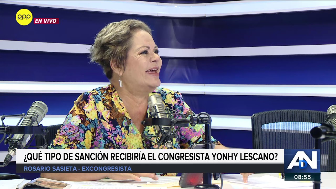 Rosario Sasieta: “El  presidente Paniagua nos lo advirtió: Lescano es un traidor”