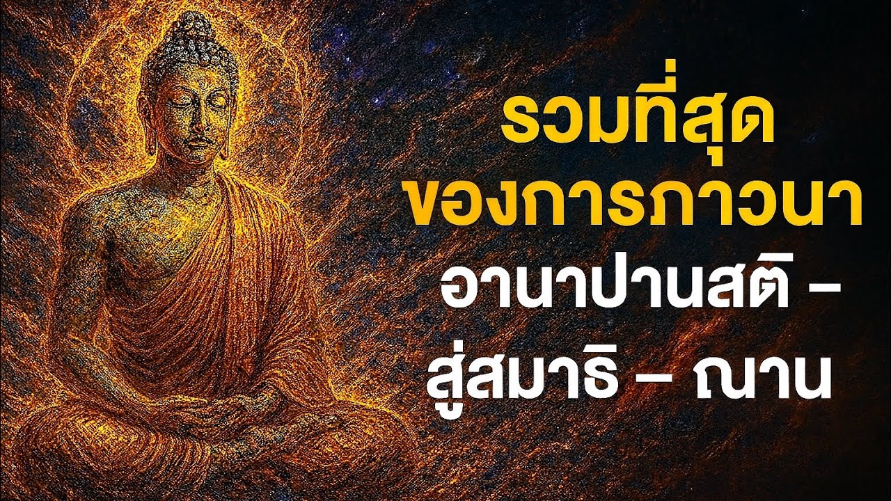 รวมที่สุดของการภาวนา อานาปานสติ – สู่สมาธิ – ฌาน | ทางตรงสู่พระนิพพาน