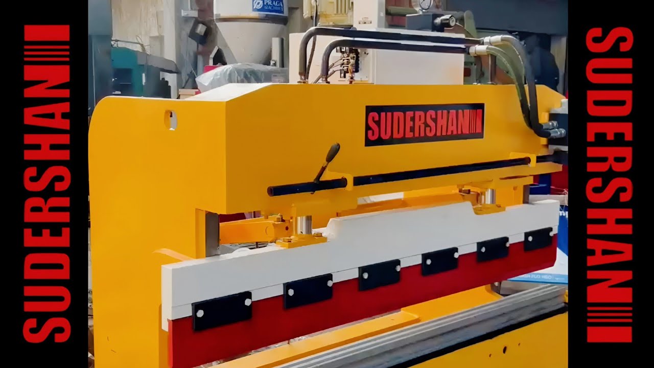 🔥 SUDERSHAN Heavy-Duty Hydraulic Sheet Bending Solution | 💯 High Performance Sheet Bending Machine