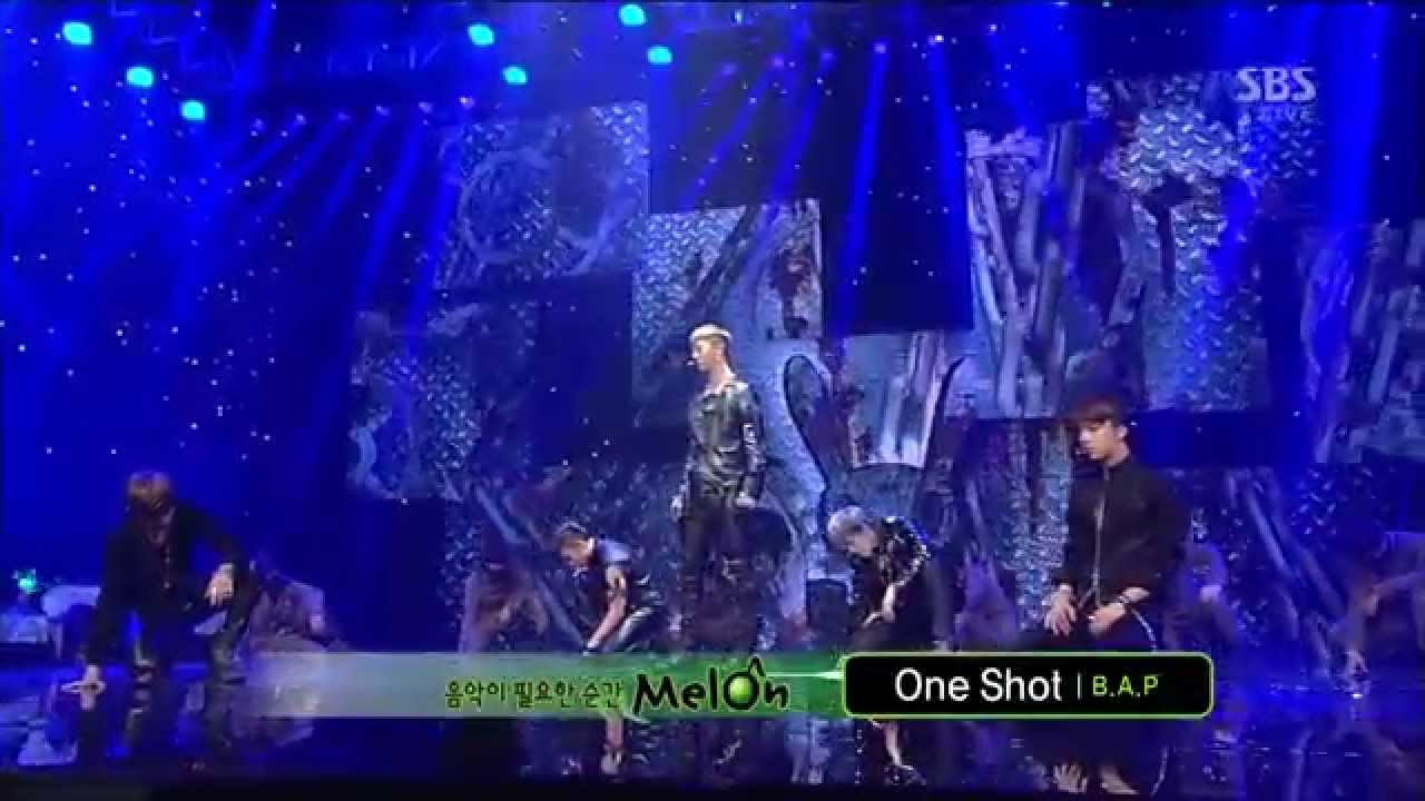 B.A.P [One Shot] @SBS Inkigayo Популярная песня 20130224