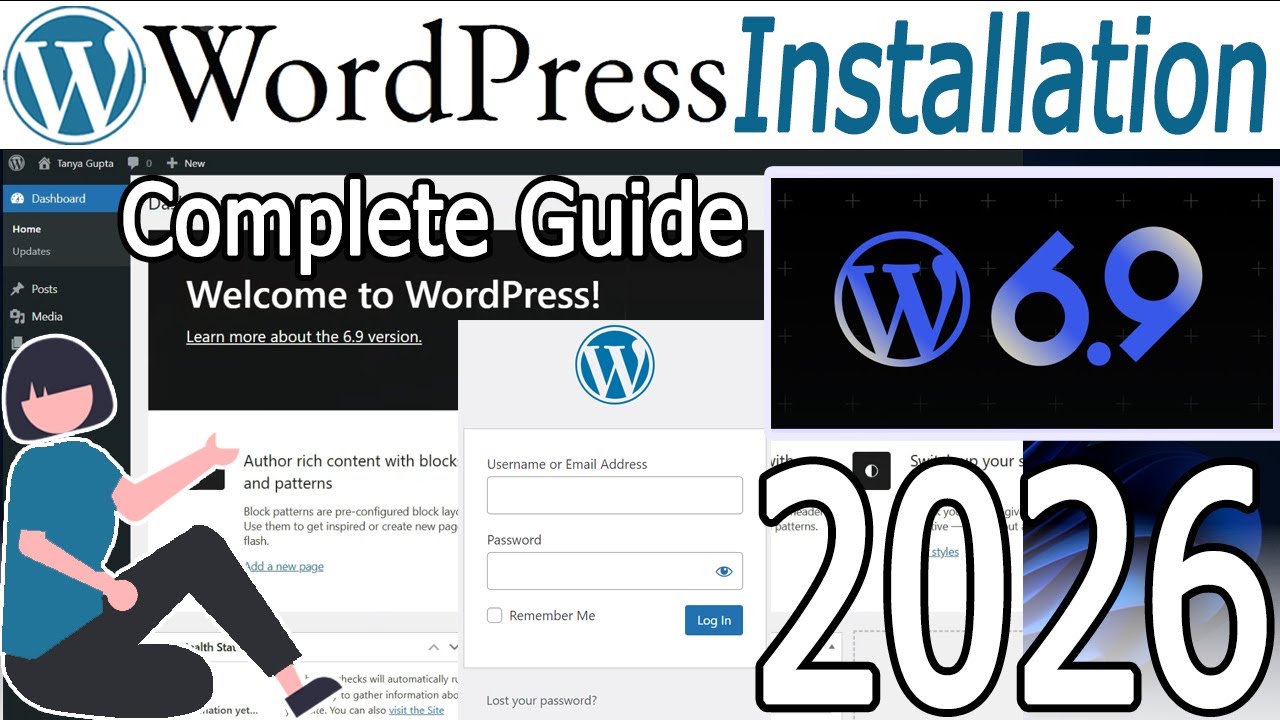 Как установить WordPress 6.9 на локальном сервере под управлением Windows 10/11 [2026] Используйт...